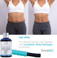 Scar massage with oil to aid scar healing