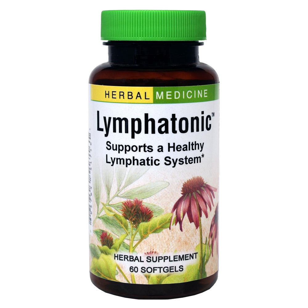 Bottle of Herbs ETC. Lymphatonic Sg 60 CT with label