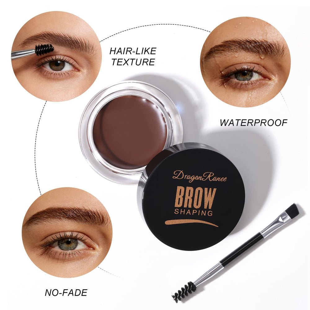 LYNEMOGA eyebrow pomade cream swirls for natural fill