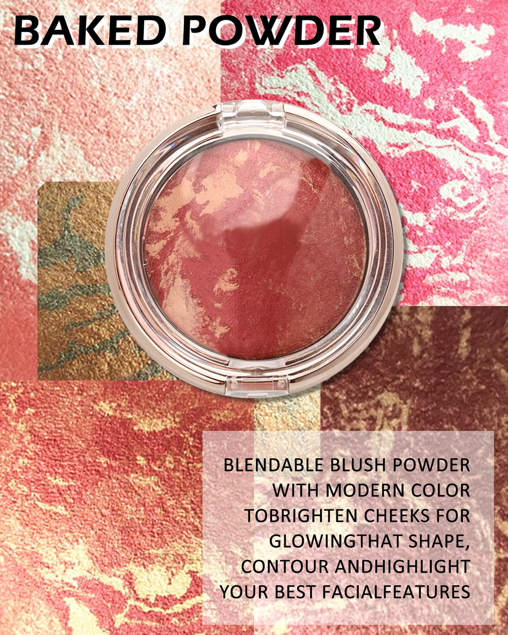 LYSdefeu creamy silky baked blush compact open highlighting texture and blendability