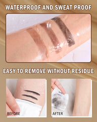 LYSdefeu swatches show matte, blendable colors on skin