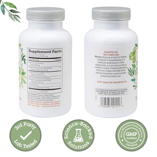 L-Lysine 1500 mg capsules used in the supplement