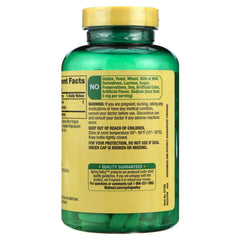 Supplement facts panel for L-Lysine 500 mg tablets