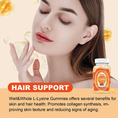 Ingredient list for Well&Whole L-Lysine Gummies