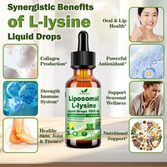 L-Lysine liquid supports lip and oral health and collagen