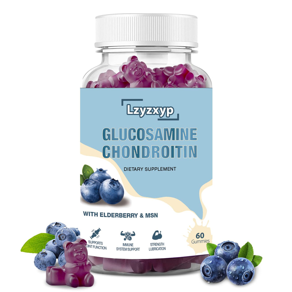 Lzyzxyp Glucosamine Chondroitin Gummies bottle with 60 count