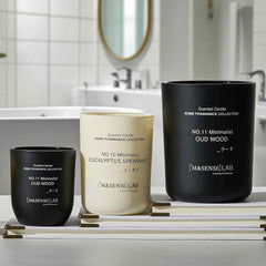 Calming candle ambiance for bedroom and office
