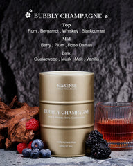Gift box packaging for M&SENSE Bubbly Champagne candle