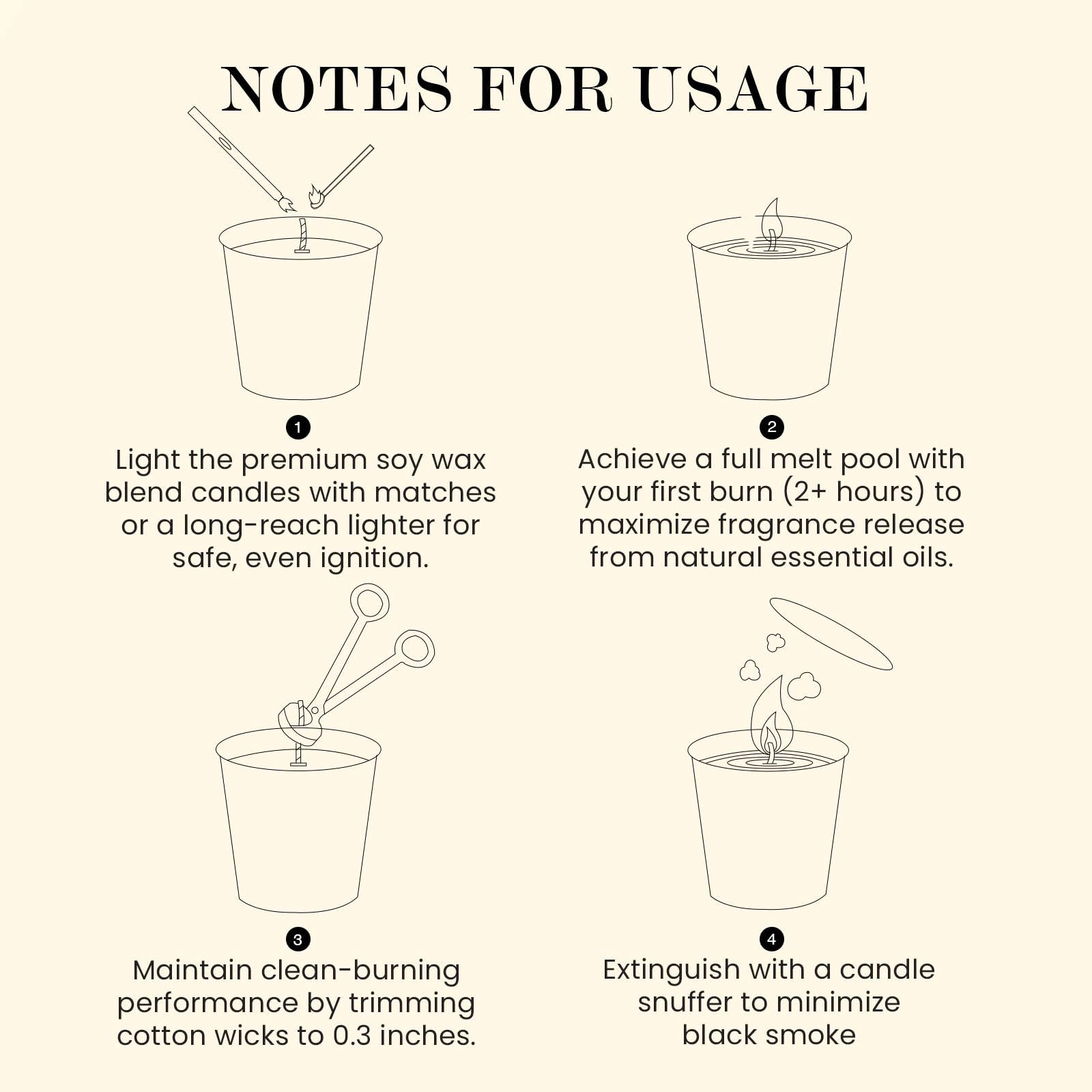 Gift-ready candle with elegant packaging