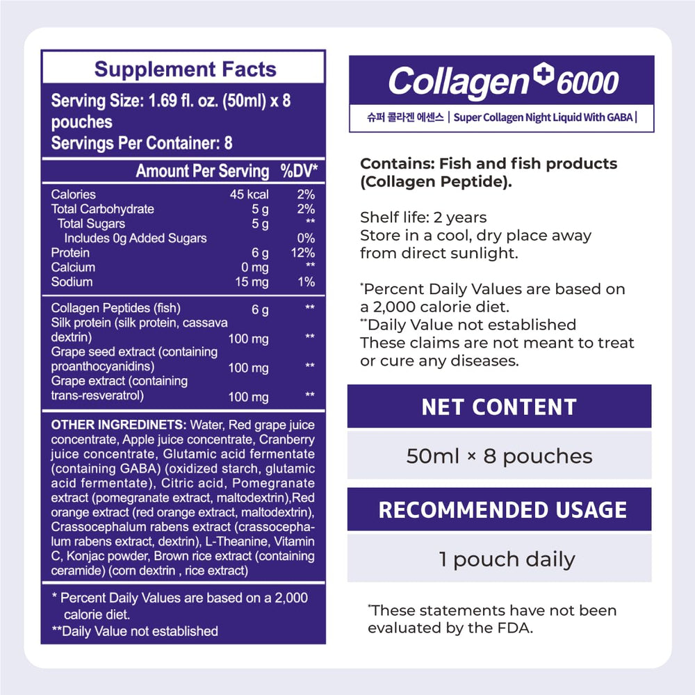 One daily sachet ready for use in a routine