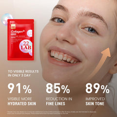 Glowing skin promise with daily collagen drink