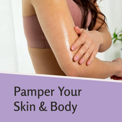 M3 Naturals Lavender Massage Oil packaging