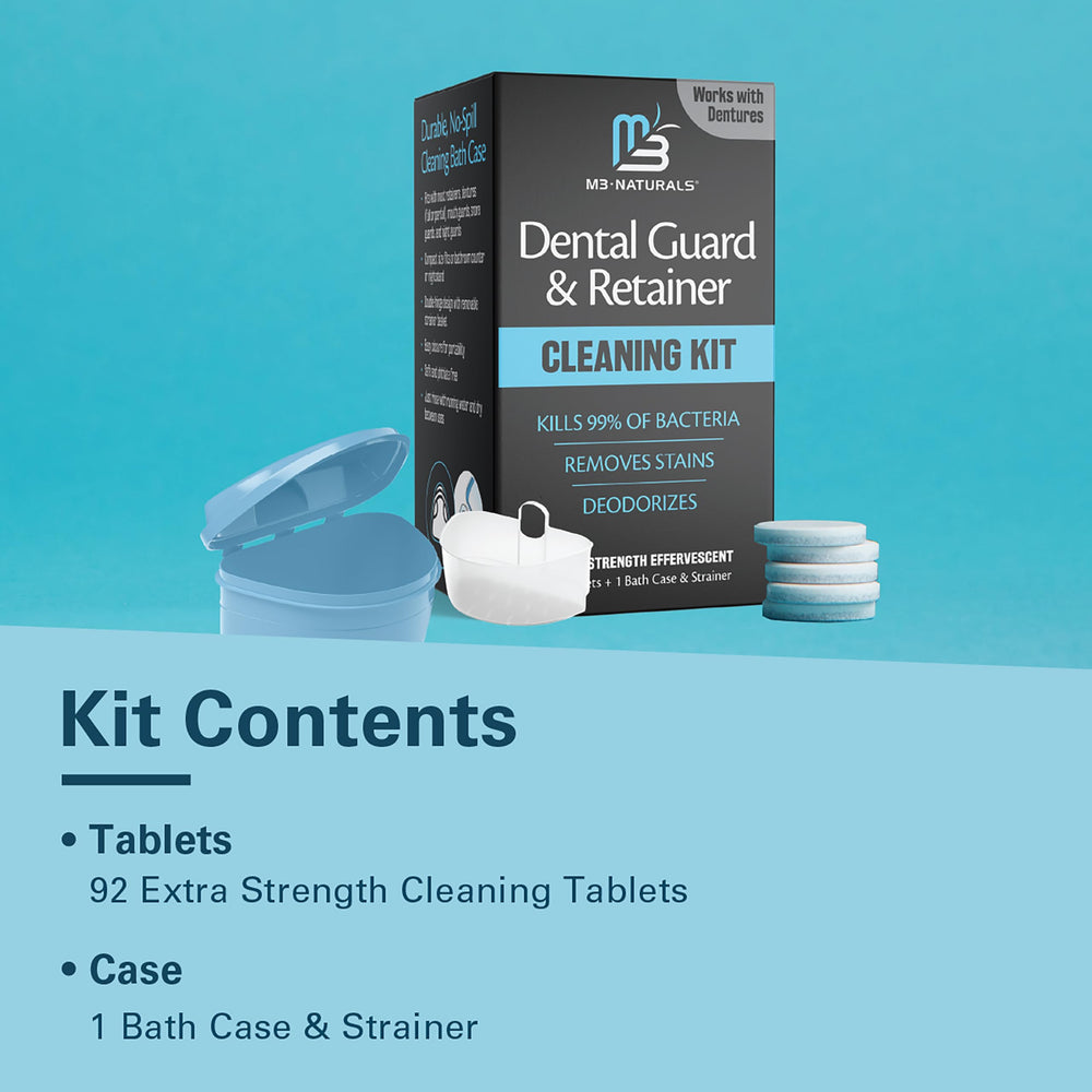How to use the kit with warm water and cleaning tablet