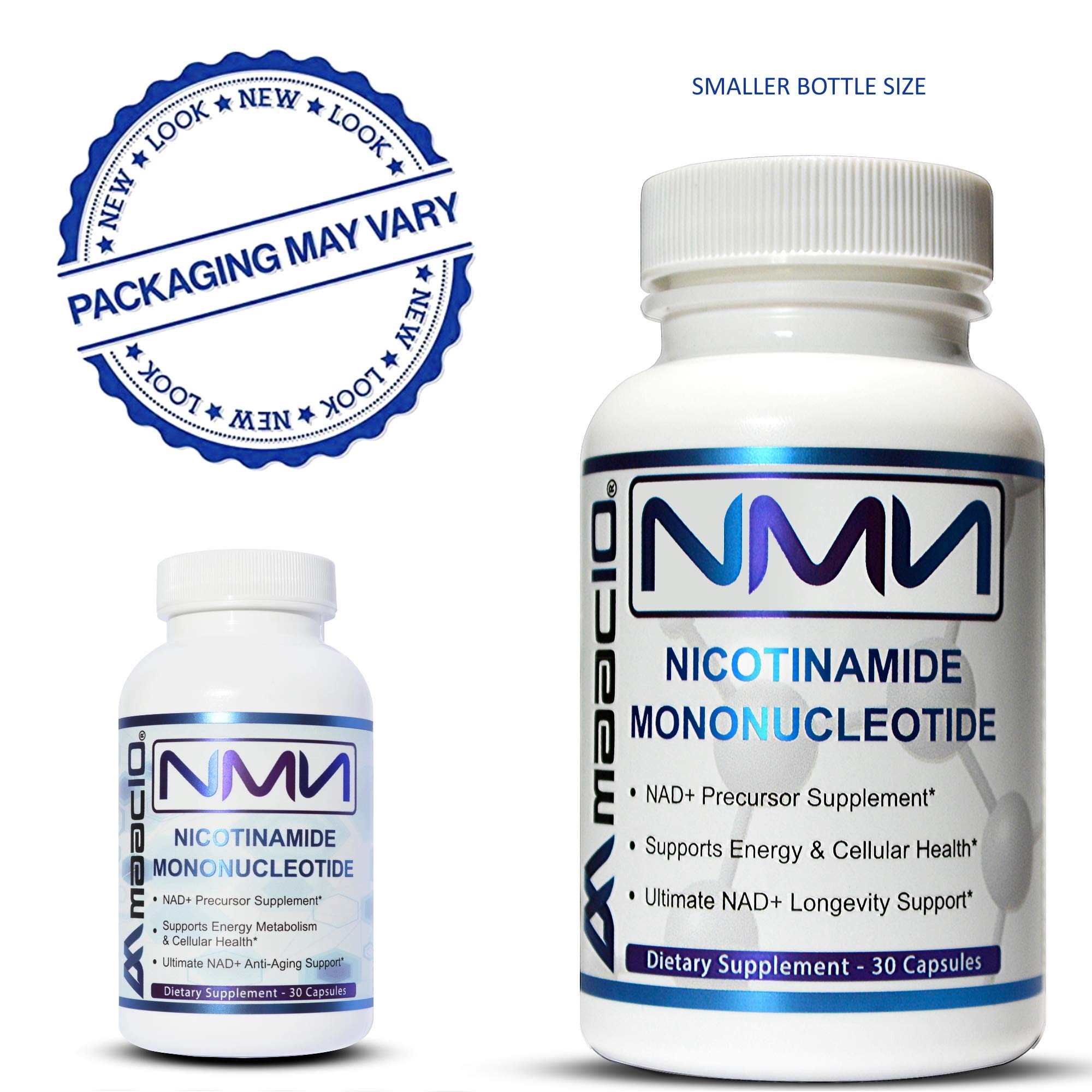 Box and bottle packaging of MAAC10 NMN product