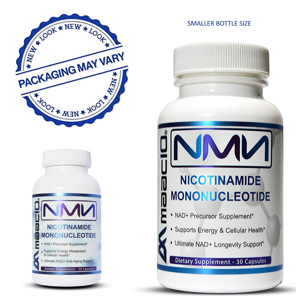 Box and bottle packaging of MAAC10 NMN product