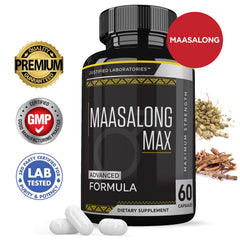 Maasalong Max 1600MG capsule bottle and label