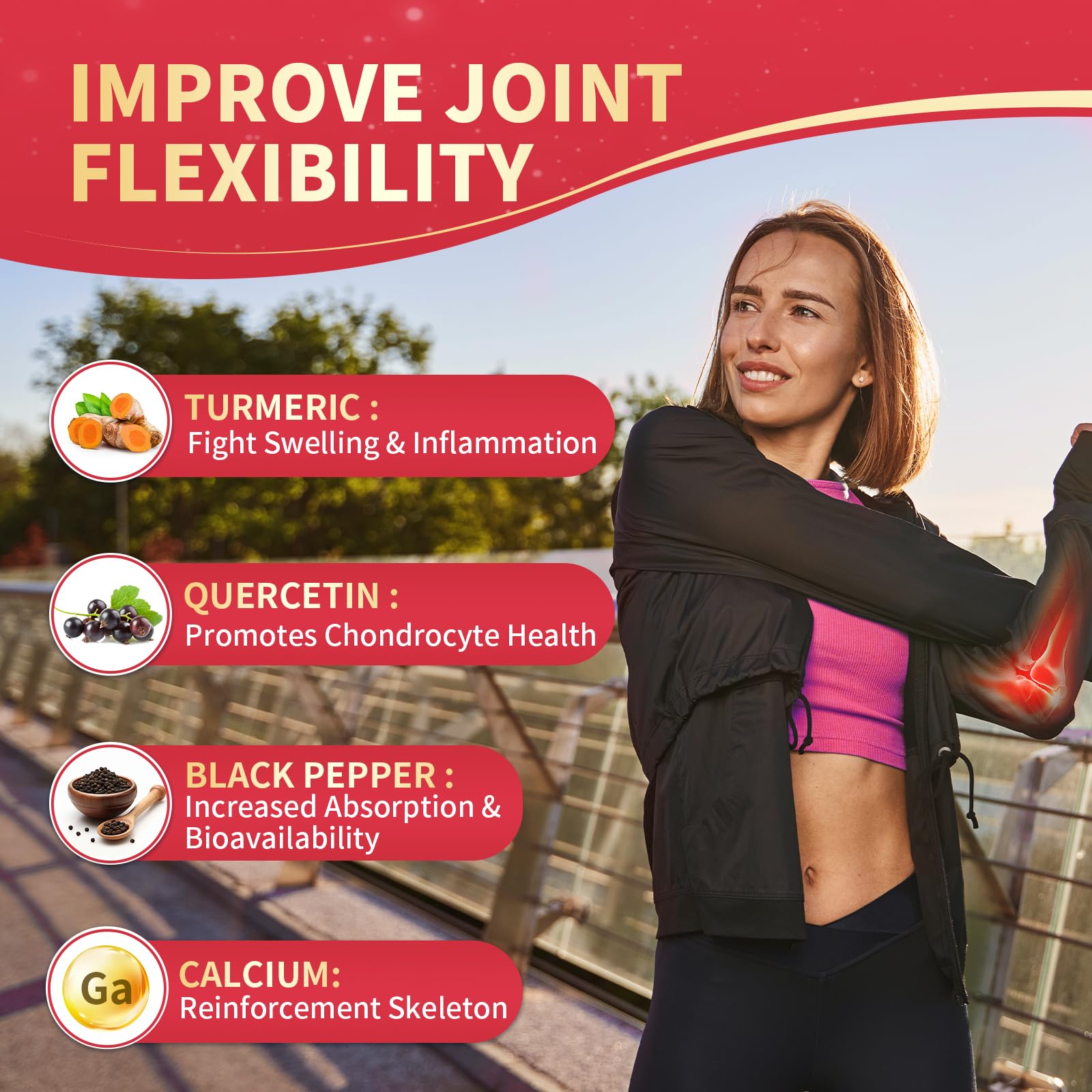 Nutrition facts for MABEFY Joint Health Gummies