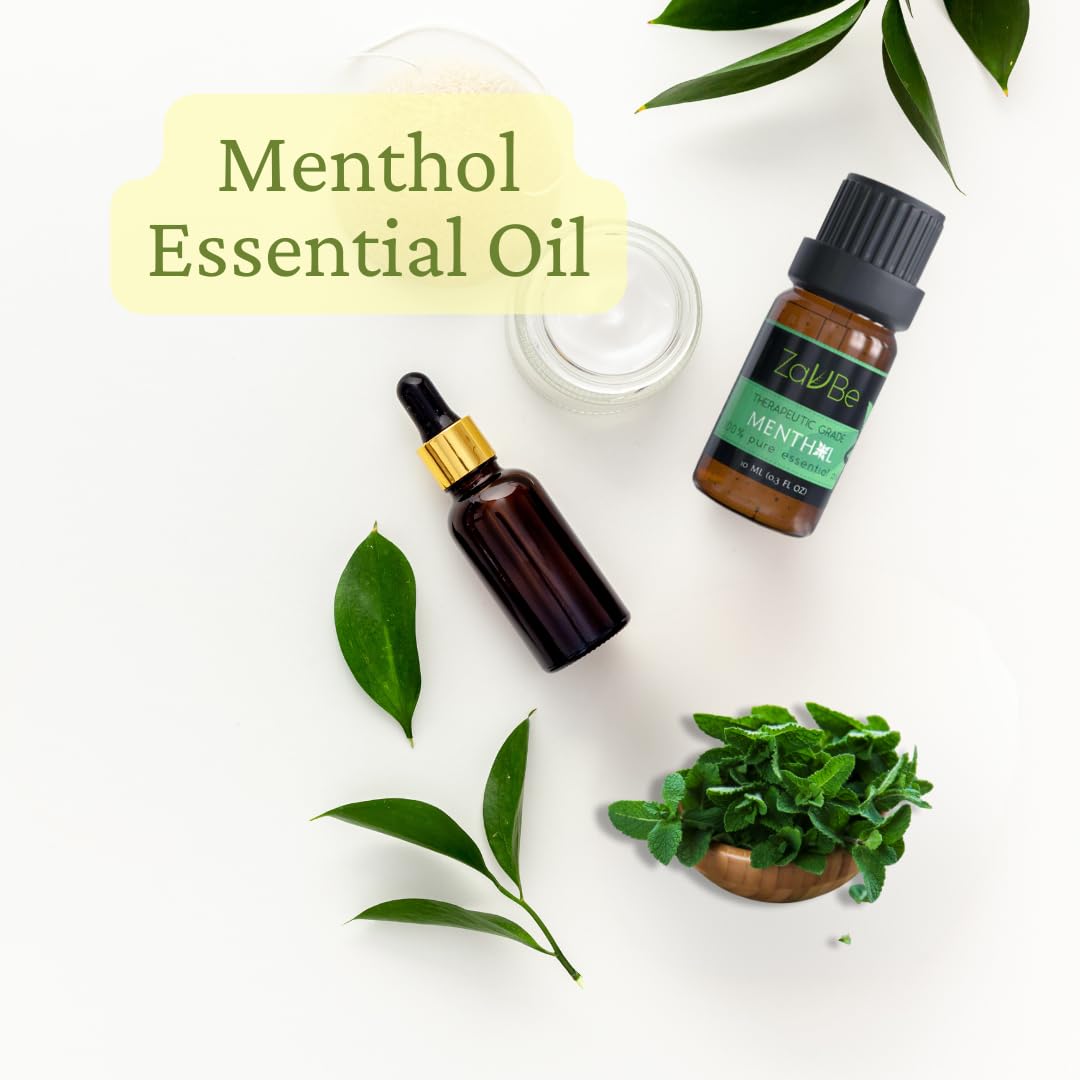 Top view of 120 ml essential oil bottle