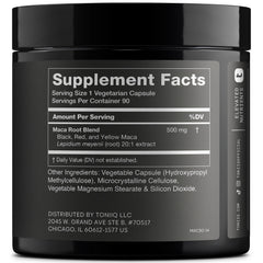 Peru origin maca root powder used in 20:1 extract