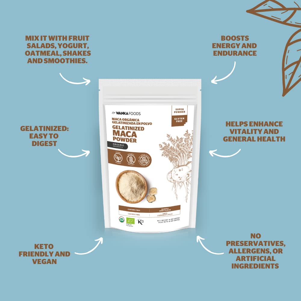 Maca powder usage in fruit salad, yogurt, oatmeal, smoothies