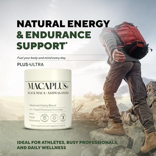 Organic Peru maca root powder illustration