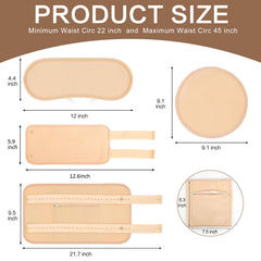 Machine washable reusable castor oil pack wrap