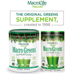 Greens powder suitable for smoothies and recipes