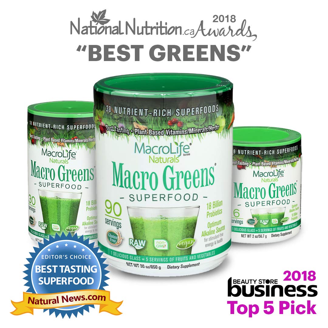 Non-GMO vegan gluten-free greens powder