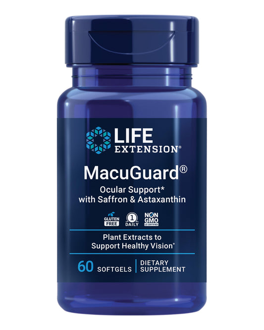 MacuGuard Ocular Support bottle with 60 softgels