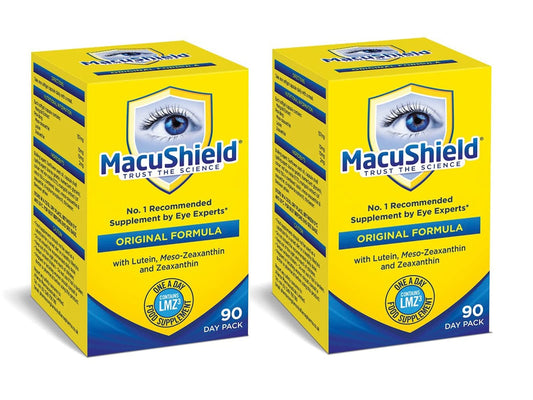 Macushield capsules bottle front view
