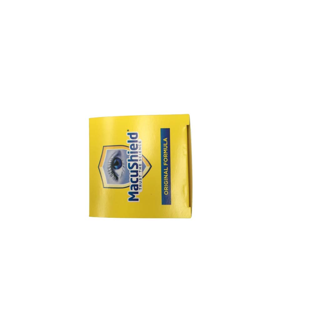 Macushield product box and bottle on white