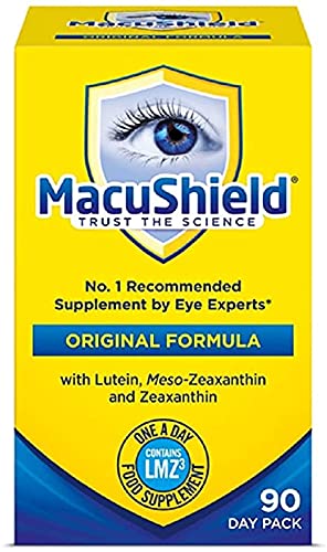 Macushield eye supplement bottle front view