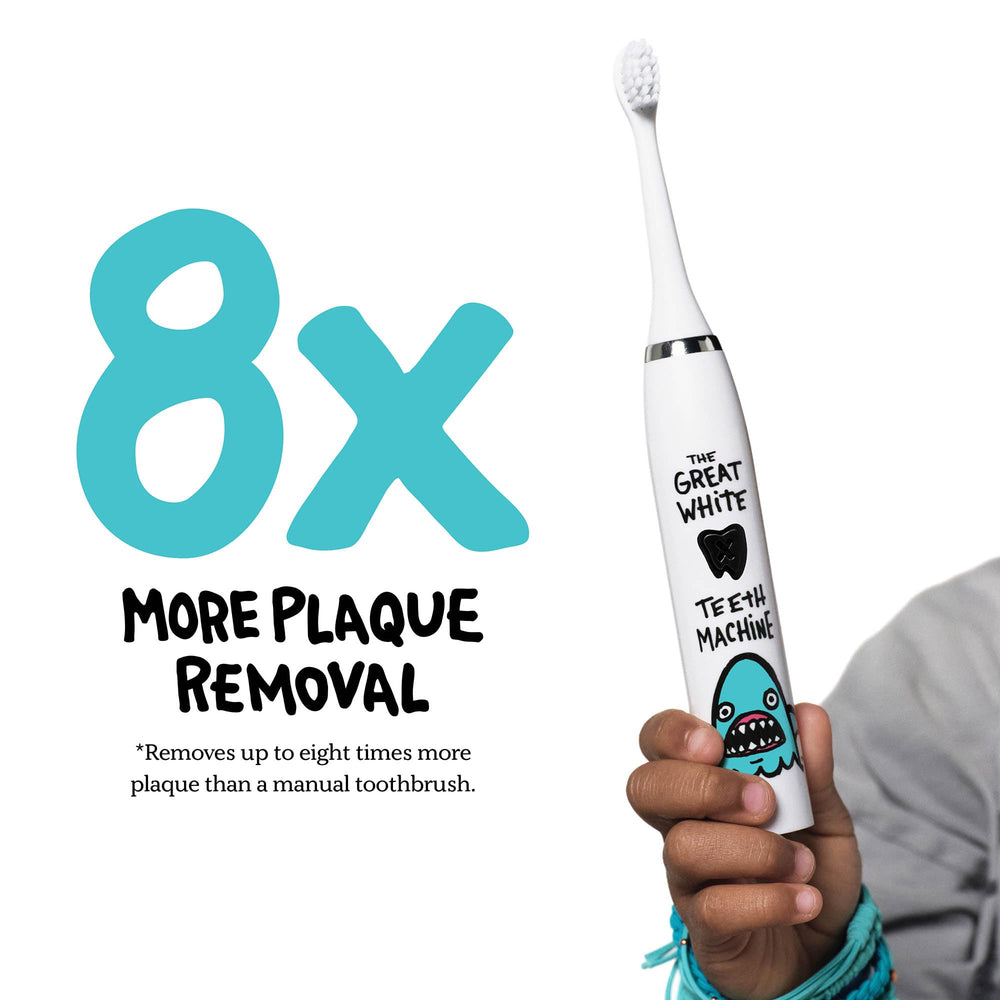 Rechargeable battery indicator on kids toothbrush