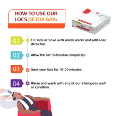 Made For Locs Vegan Detox Bar lather on locs delivers thorough detox naturally