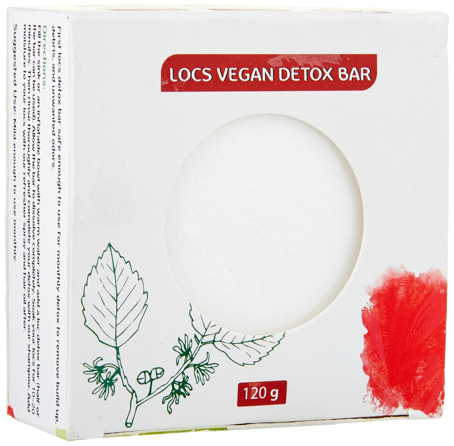 MFL Made For Locs Vegan Detox Bar packaging highlighting vegan purity for clean locs
