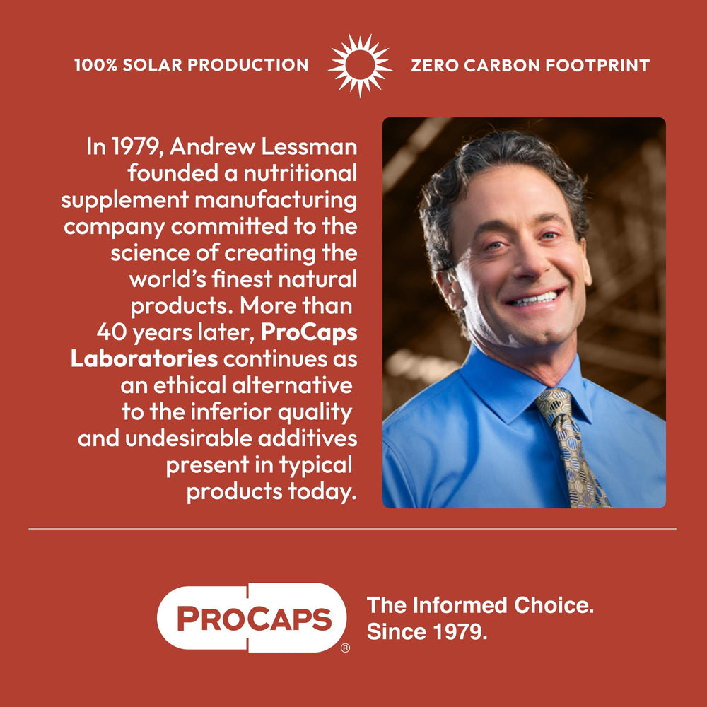 Manufactured in Henderson, Nevada at ProCaps facility