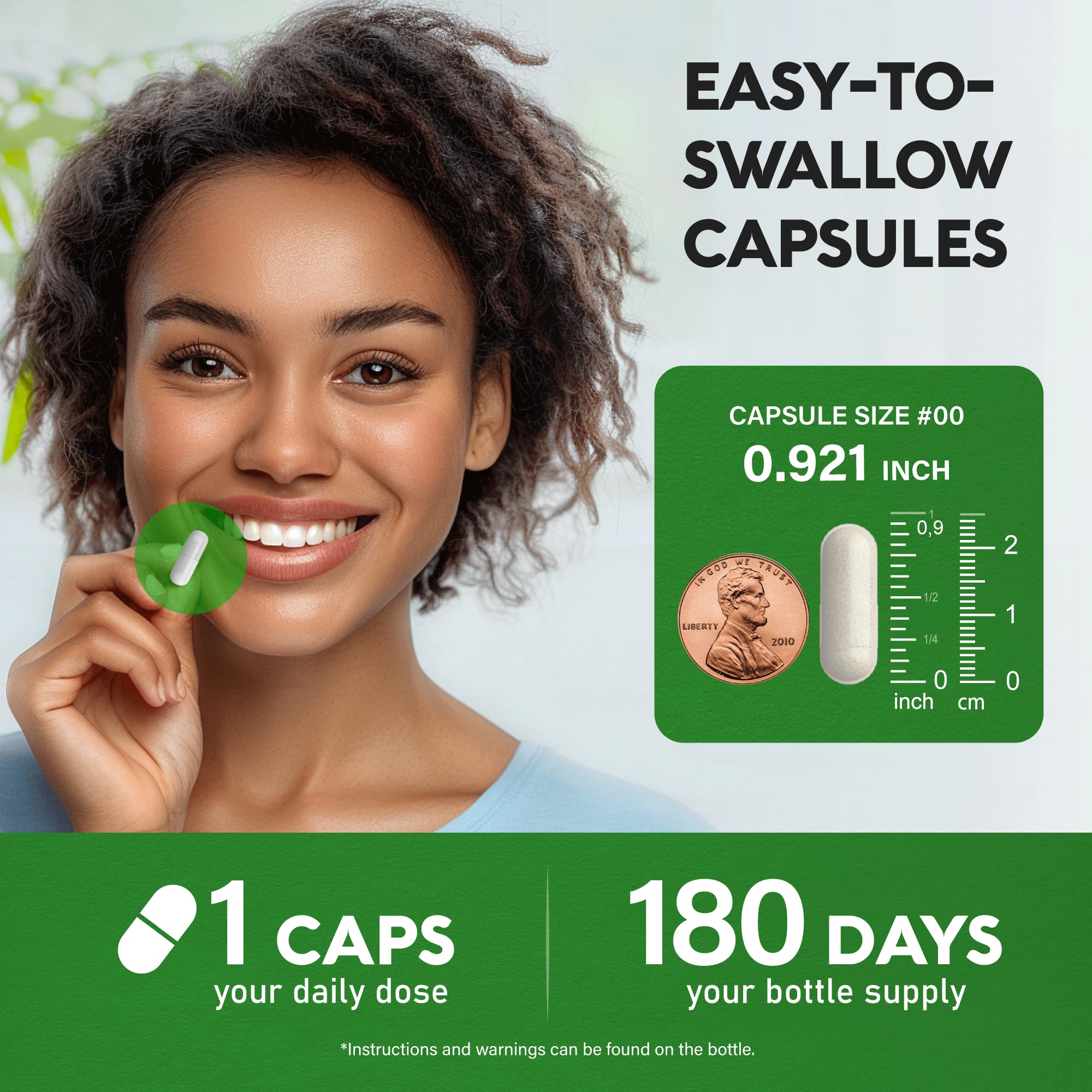 Product bottle with Made in USA seal