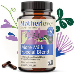 Made in USA bottle with organic herbs and labeling