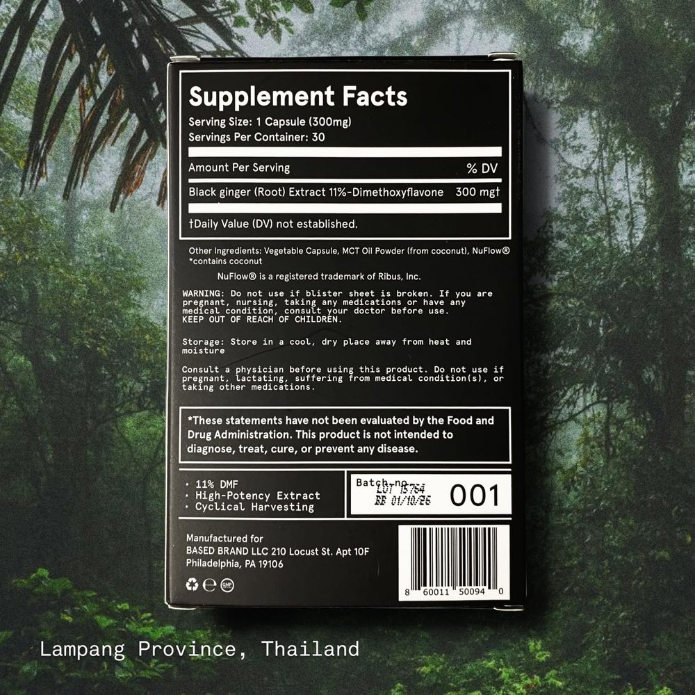 Made in USA facility producing Black Ginger capsules