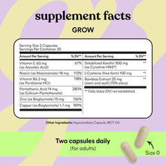 Gluten-free, non-GMO, Made in the USA label