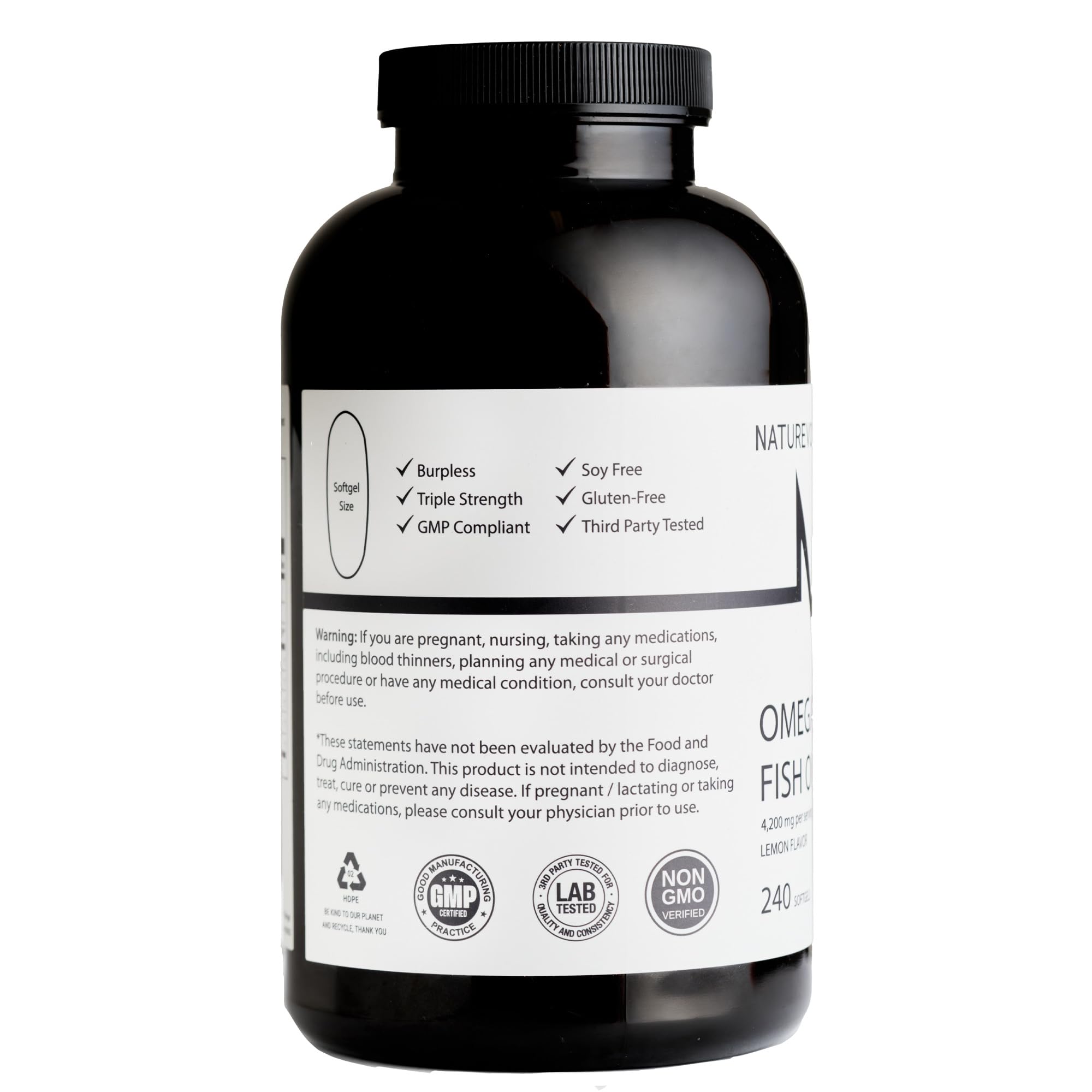 Made in USA GMP-certified omega-3 fish oil production
