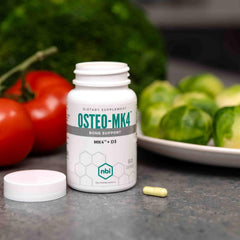 Made in USA label for Osteo-MK4 bottle