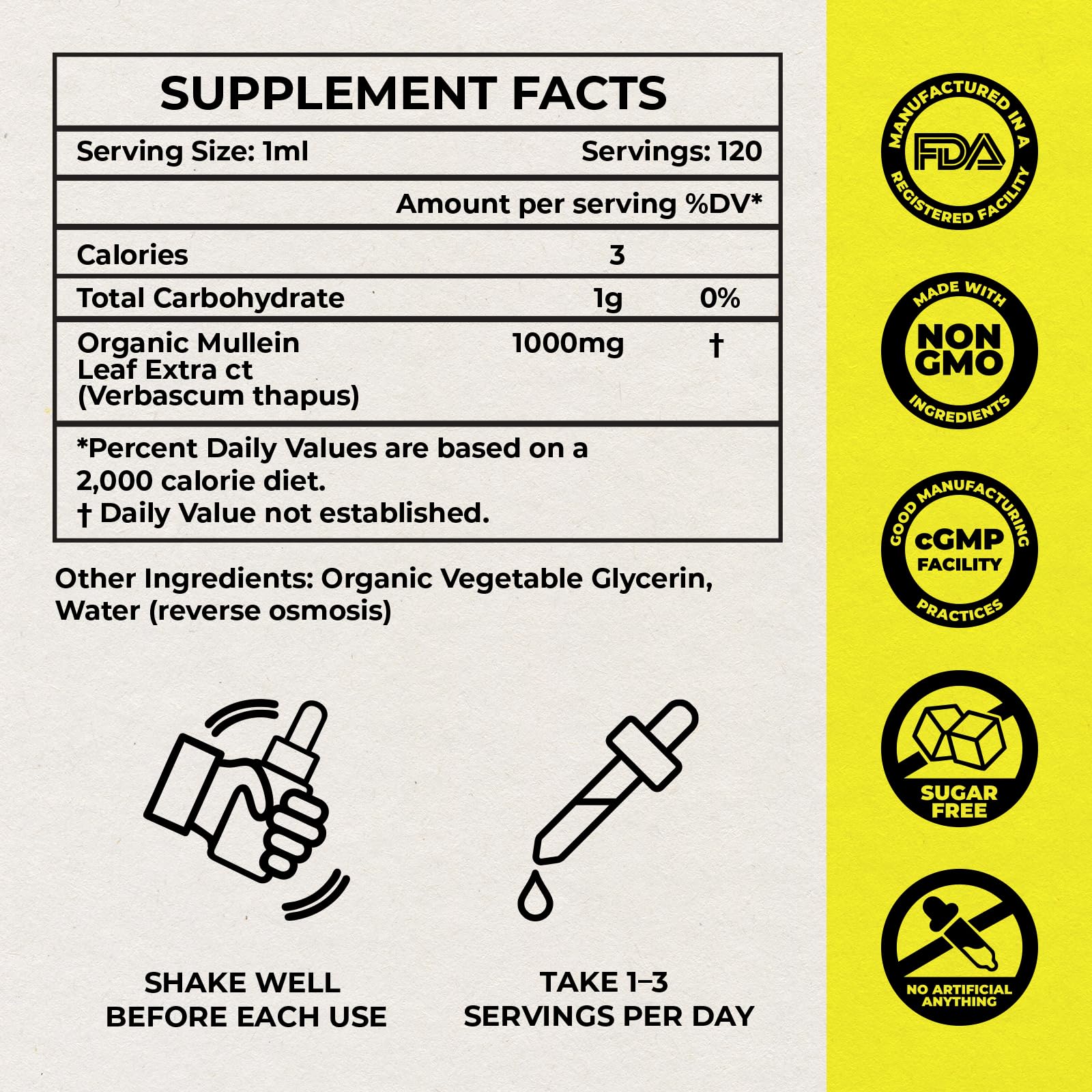 Made in USA label on product packaging