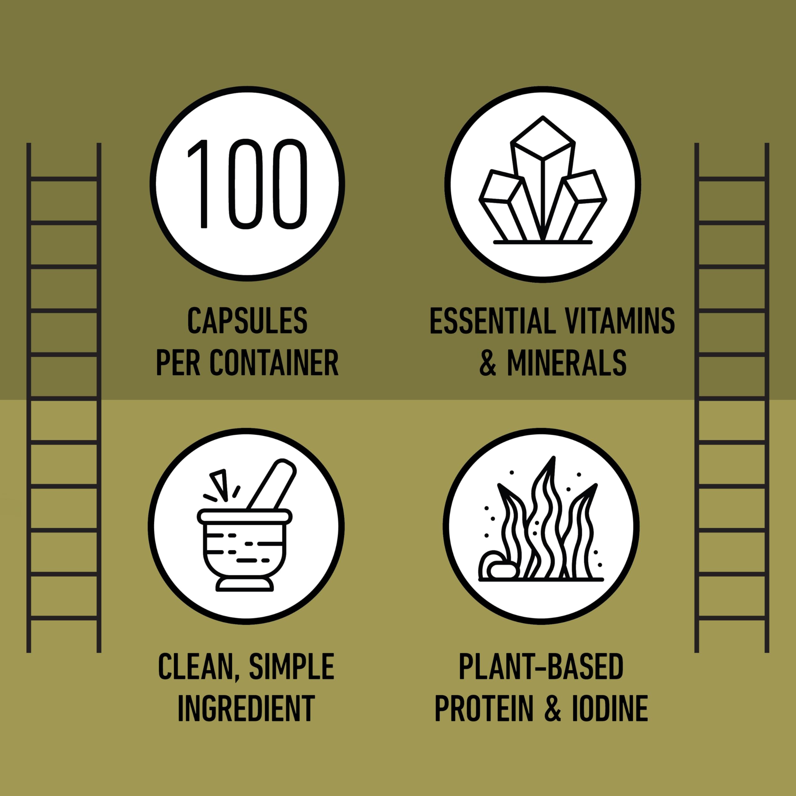Made in USA packaging for kelp capsules