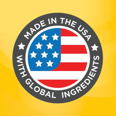 Made in the USA with quality global ingredients