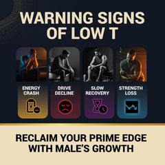 Made in USA stamp on Male's Growth packaging