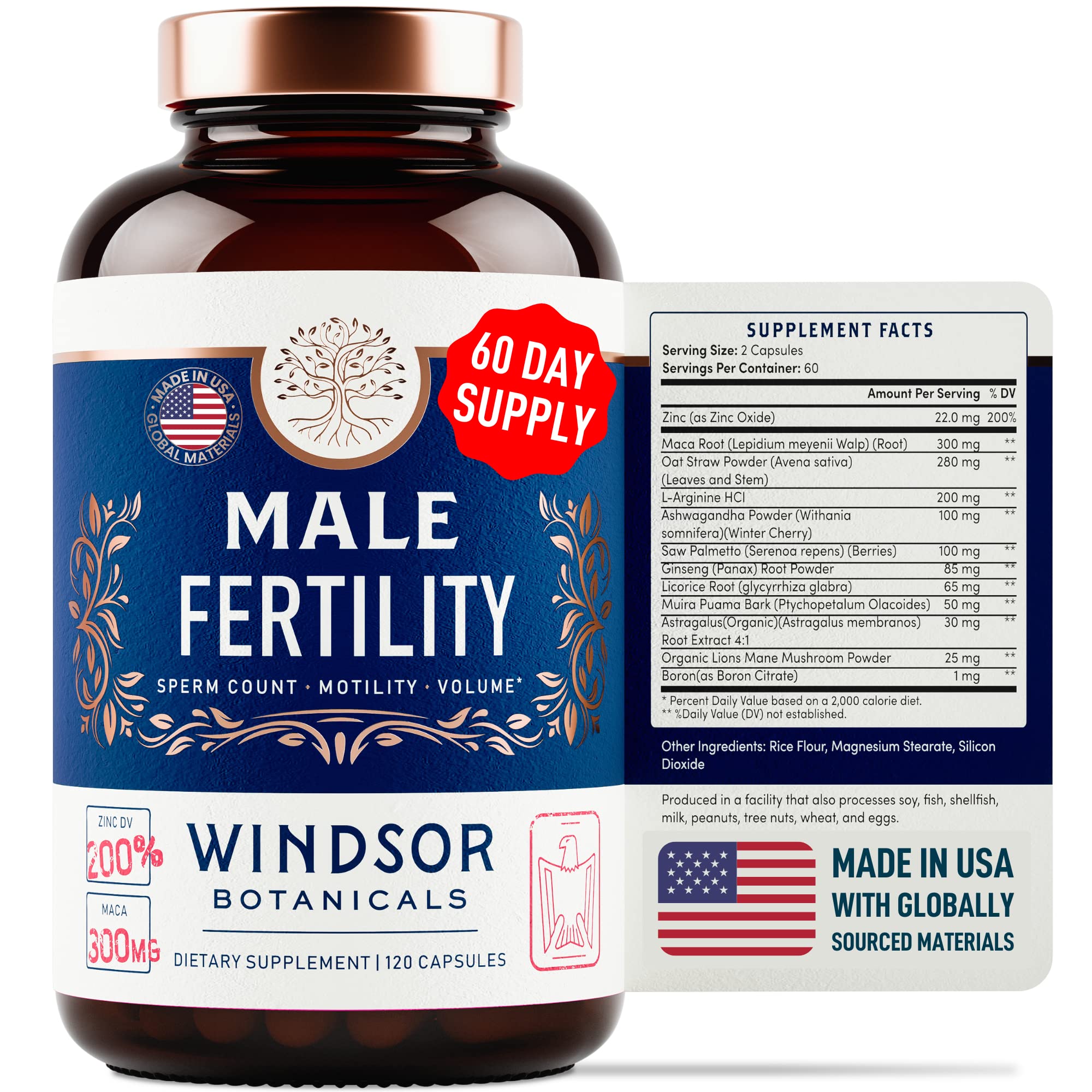 Product manufactured in the USA in a GMP facility and third party tested