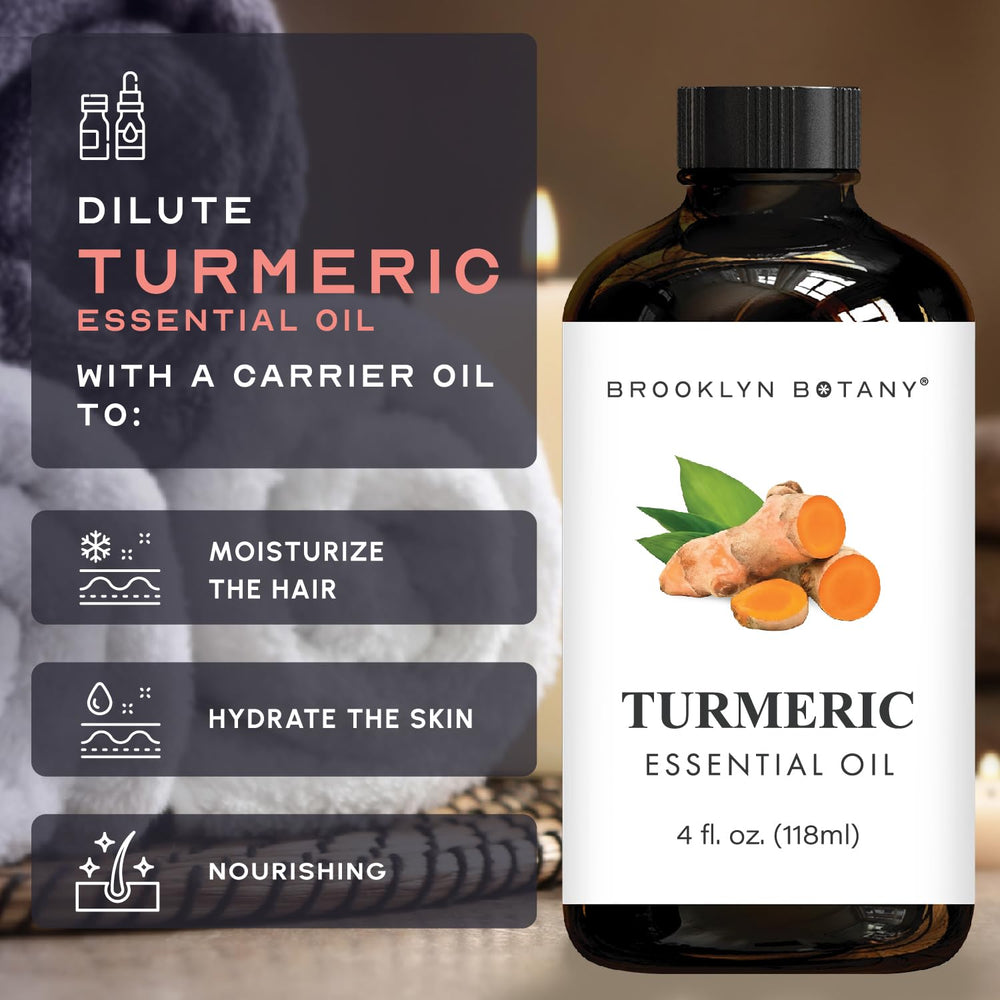 Product bottled in the USA for Brooklyn Botany Turmeric Oil