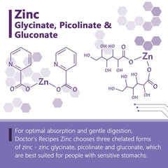 Made in USA zinc supplement bottle