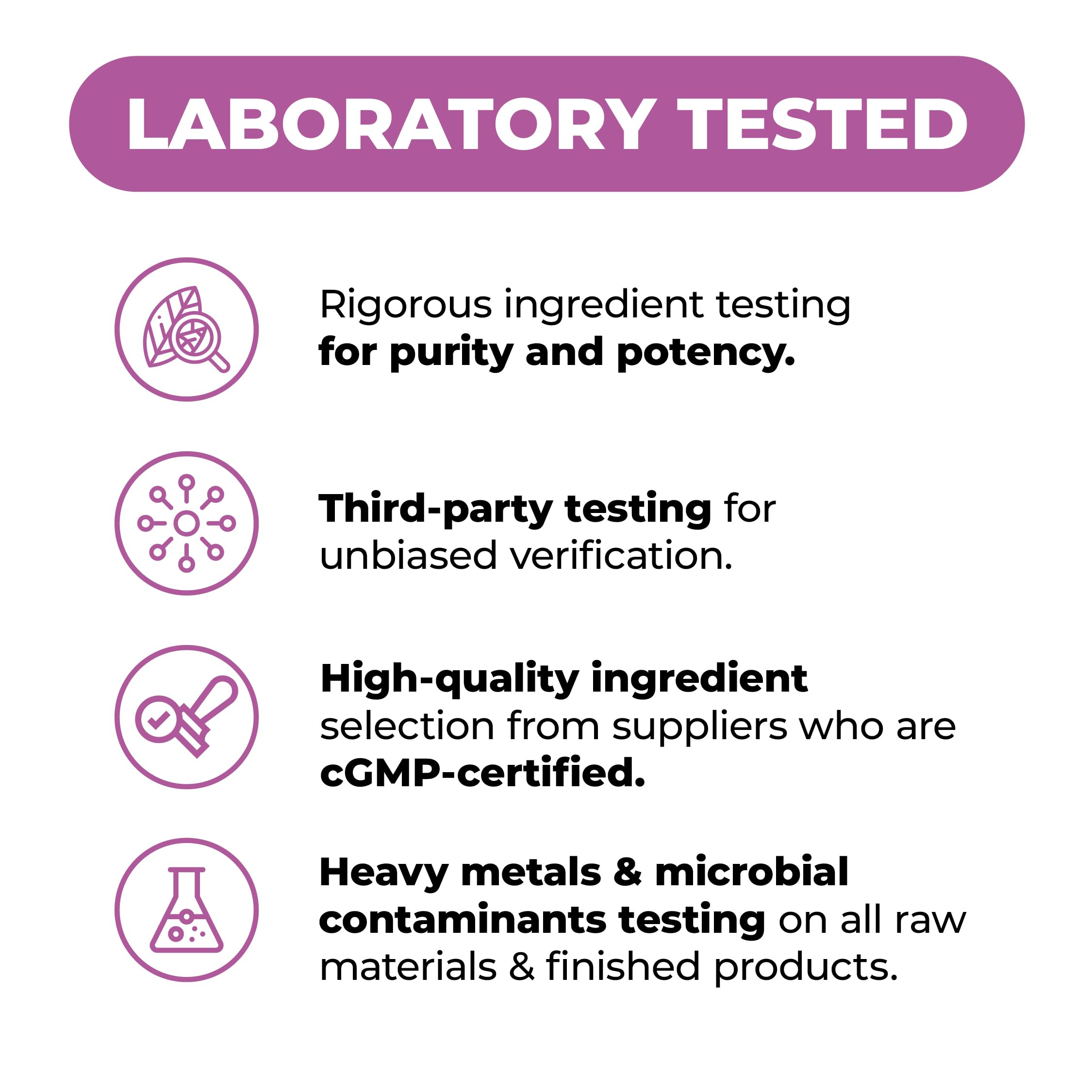 Made in USA facility label on supplement bottle